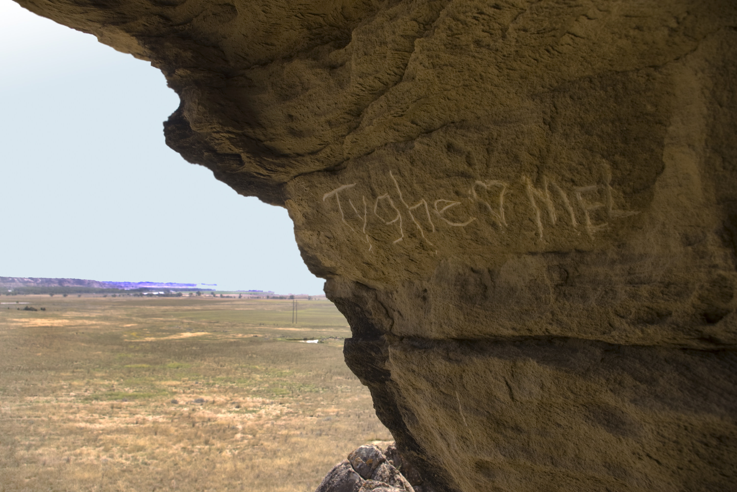 We carved our names in the Cave